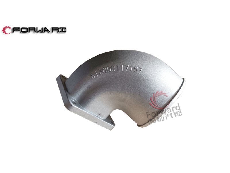 SHACMAN  WP12NG四氣門 動力進氣系統(tǒng)  612600117167  進氣接管/612600117167  進氣接管