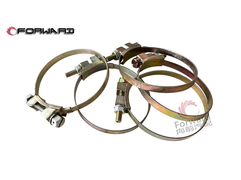 特種車 12V150L 動力發(fā)動機進氣系統(tǒng)  36.93.06  增壓器膠管卡箍/36.93.06  增壓器膠管卡箍