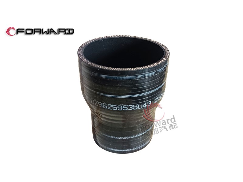 SHACMAN M3000  動力冷卻系統(tǒng) DZ96259535043 內(nèi)氟外硅膠管/DZ96259535043 變徑EPDM膠管