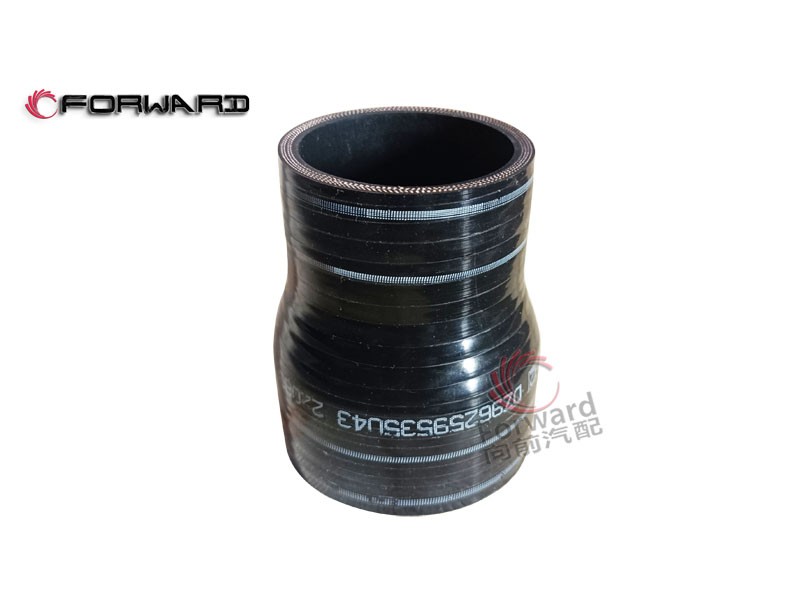 SHACMAN M3000  動力冷卻系統(tǒng) DZ96259535043 內(nèi)氟外硅膠管/DZ96259535043 變徑EPDM膠管