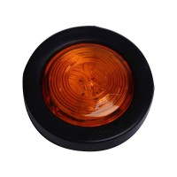 廠家批發(fā)重汽配件圓形尾燈NG09111紅色黃色帶剎車卡車拖車燈側(cè)面燈爆閃燈
