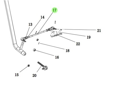 1-99-951-040 变速箱换挡螺杆,Screw rod,济南向前汽车配件有限公司