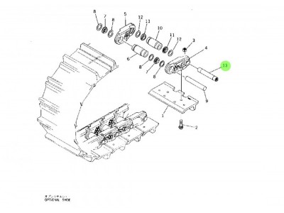 176-32-11191  履带板主销,Main sales of track plates,济南向前汽车配件有限公司