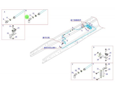 H4356106001A0  卡套式端直角接头体,Ferrule right-angle joint body,济南向前汽车配件有限公司