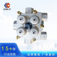 出口豪沃 汕德卡 T5 T7 陜汽配件 豪沃08款四回路保護(hù)閥CK9000360523
