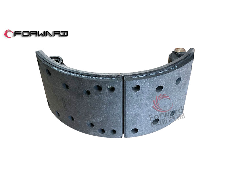 HD90009440176 制动蹄总成,Brake shoe assembly,济南向前汽车配件有限公司