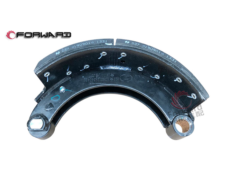 HD90129340422 制动蹄总成,Brake shoe assembly,济南向前汽车配件有限公司