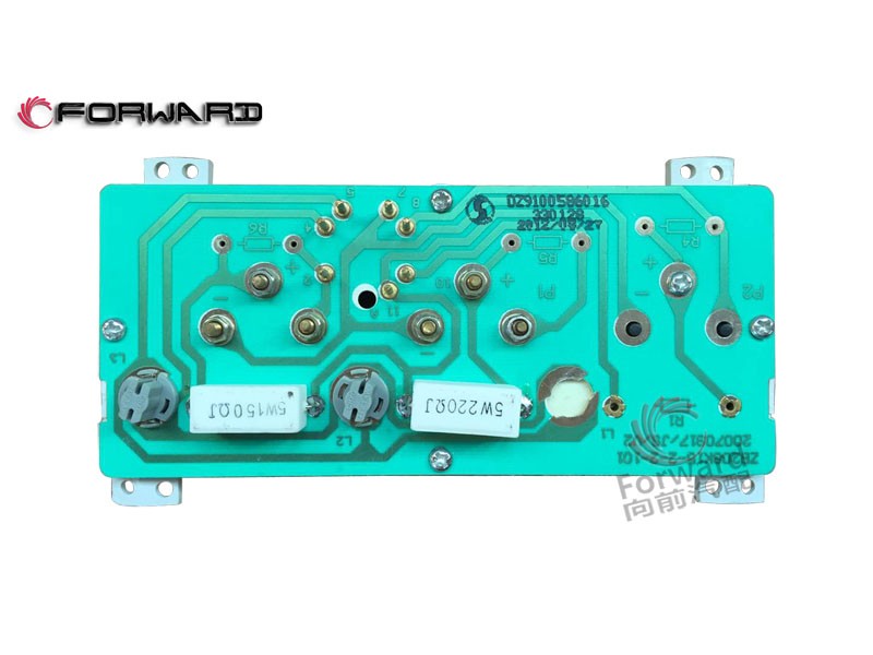 DZ9100586016 油压-水温组合表,Combined Oil Pressure - Water Temperature Gauge,济南向前汽车配件有限公司
