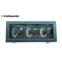 SHACMAN F3000 車身駕駛室電器系統(tǒng) DZ9100586015 燃油-氣壓Ⅰ-氣壓Ⅱ組合表