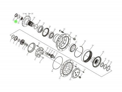 Q43870 孔用钢丝挡圈,Retaining ring,济南向前汽车配件有限公司