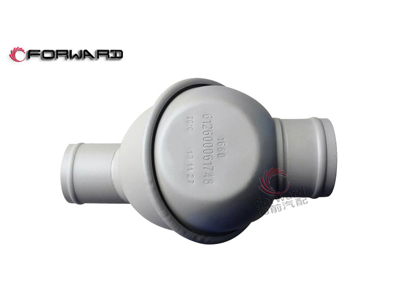 SHACMAN WEICHAI WD615 WP10 动力冷却系统 612600061748 节温器总成/612600061748 节温器总成