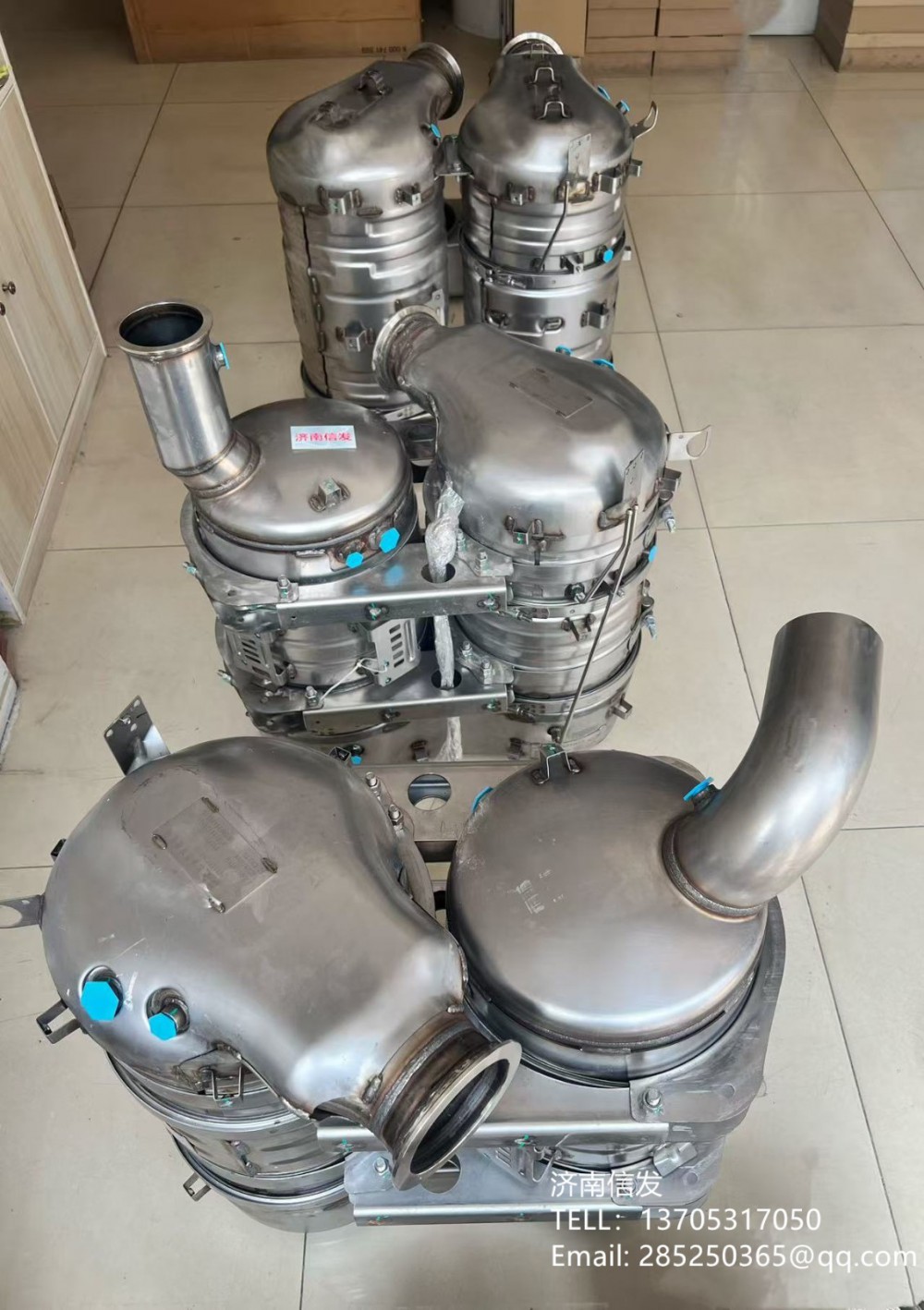 AZ9925547035,AZ9925547035重汽油田车用消声器,济南信发汽车配件有限公司