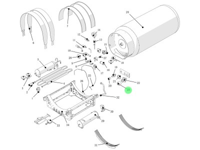 DZ93259560166 LNG加液口保护帽,Protect hub of liquid feeding,济南向前汽车配件有限公司