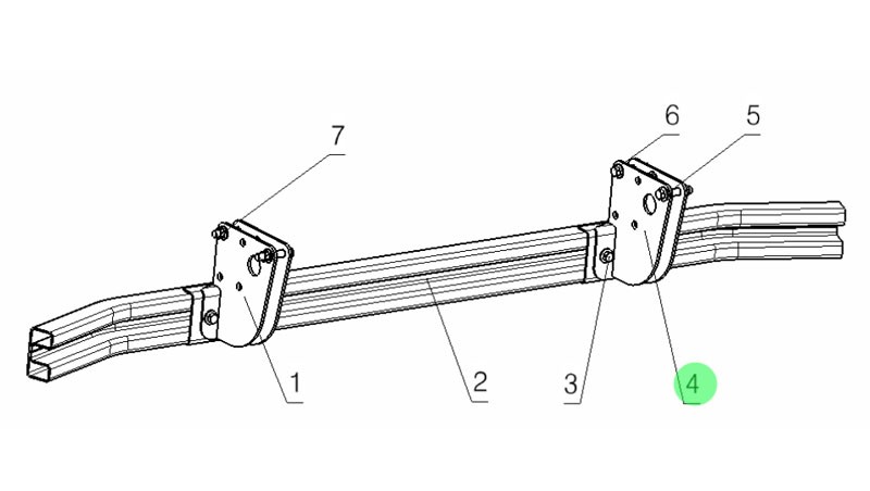 DZ98149643014  右支架总成,Right bracket assembly,济南向前汽车配件有限公司
