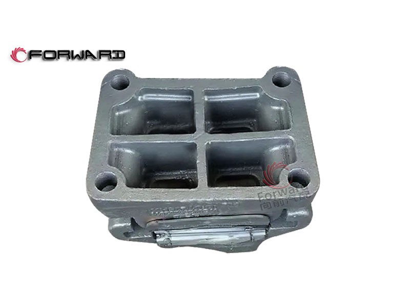 AZ9925523277 左前橡胶支座,Left front rubber bearing,济南向前汽车配件有限公司