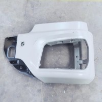 德龙X5000自卸车保险杠铁大灯框19款X3000分体式铁杠