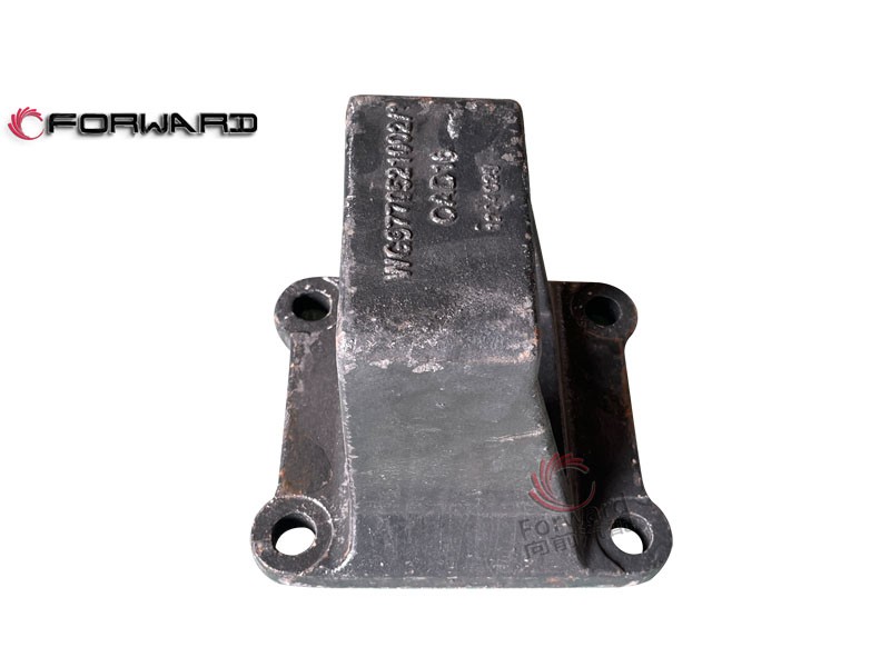 WG9770521002 后板簧右前支架,Right front bracket of rear spring steel plate,济南向前汽车配件有限公司