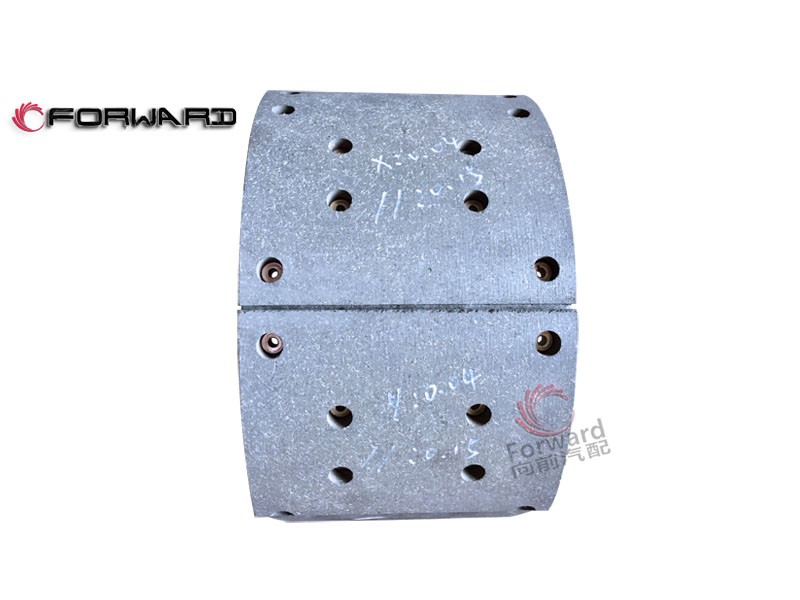 DZ9112340060 制动蹄总成,Brake shoe assembly,济南向前汽车配件有限公司