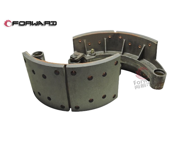 A6594200019 后制动蹄,Rear brake shoe,济南向前汽车配件有限公司