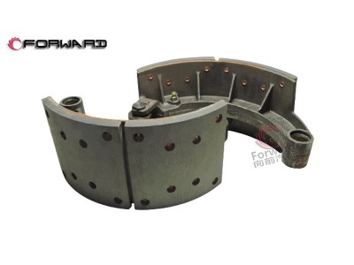 A6594200019 后制动蹄,Rear brake shoe,济南向前汽车配件有限公司