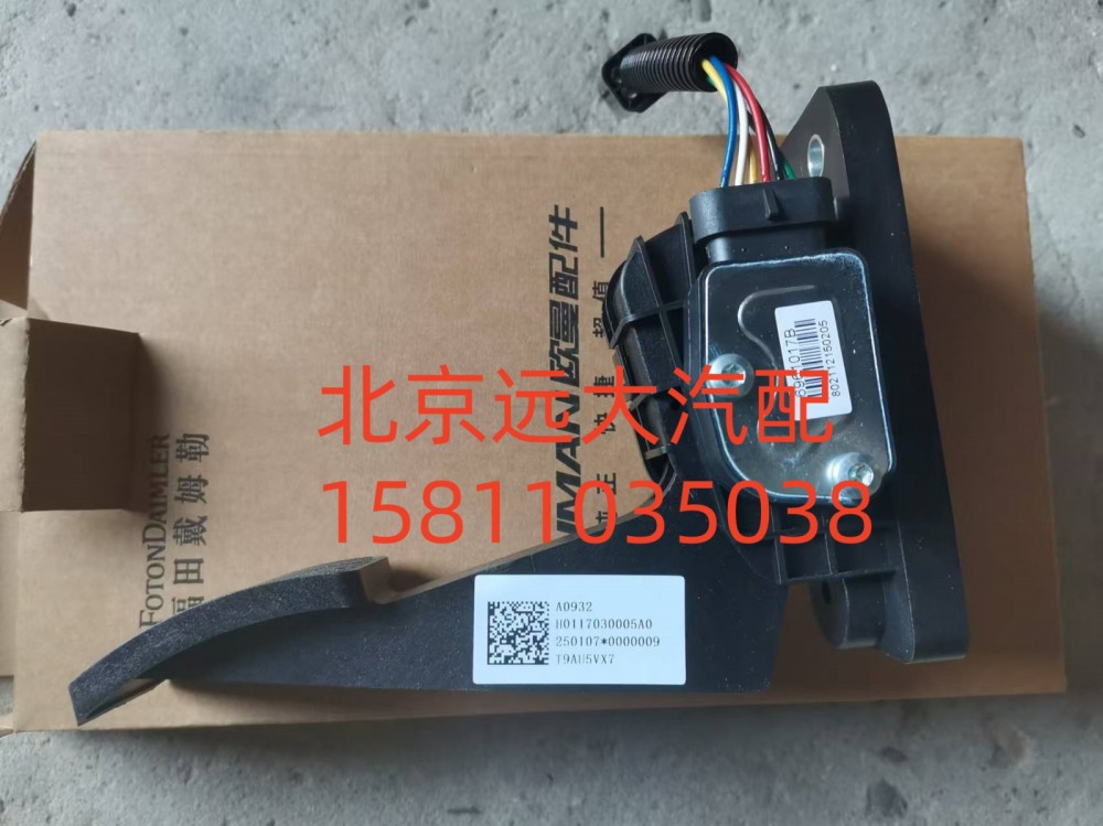 FH0117030005A0,电子油门踏板总成,北京远大汽车配件有限公司