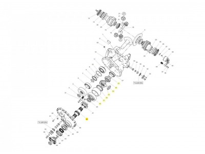 810W35606-0011 轴间差速器总成,Inter-shaft differential assembly,济南向前汽车配件有限公司