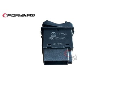 812W25503-6020  轮间差速锁开关,Inter-wheel differential lock switch,济南向前汽车配件有限公司