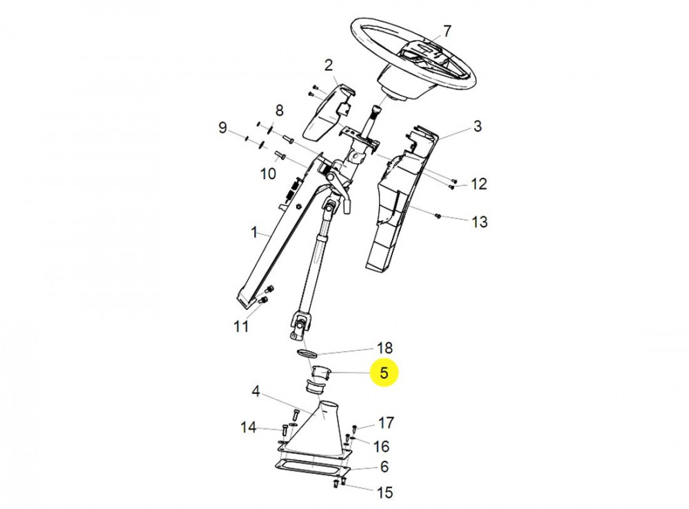 LG9716470010  转向管柱衬套,Steering column bushing,济南向前汽车配件有限公司