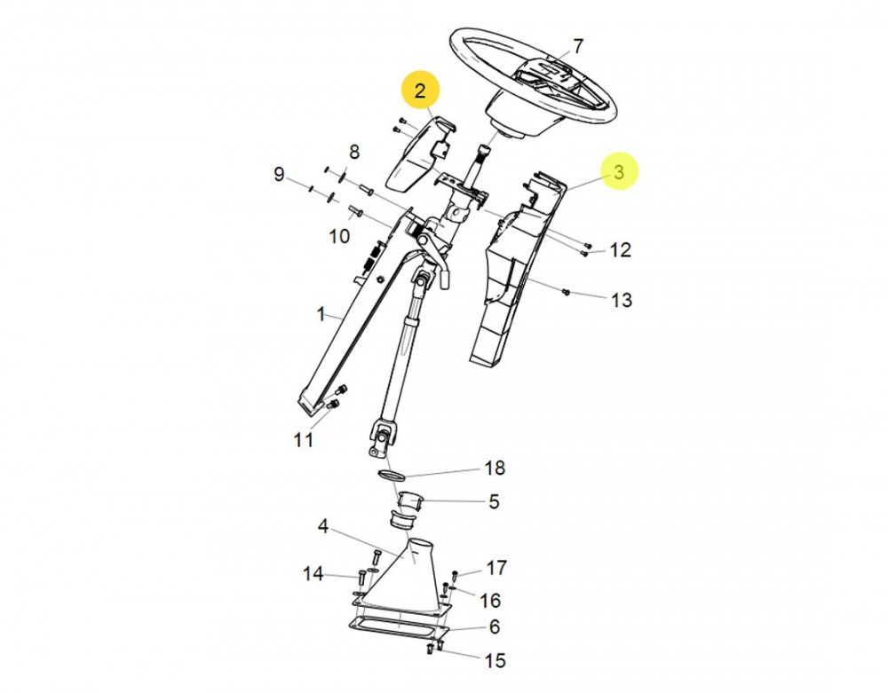 LG9716470180/181  转向柱护罩（前后）,Steering column guards (front and rear),济南向前汽车配件有限公司