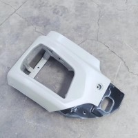 德龍X5000自卸車(chē)保險(xiǎn)杠鐵大燈框19款X3000分體式鐵杠