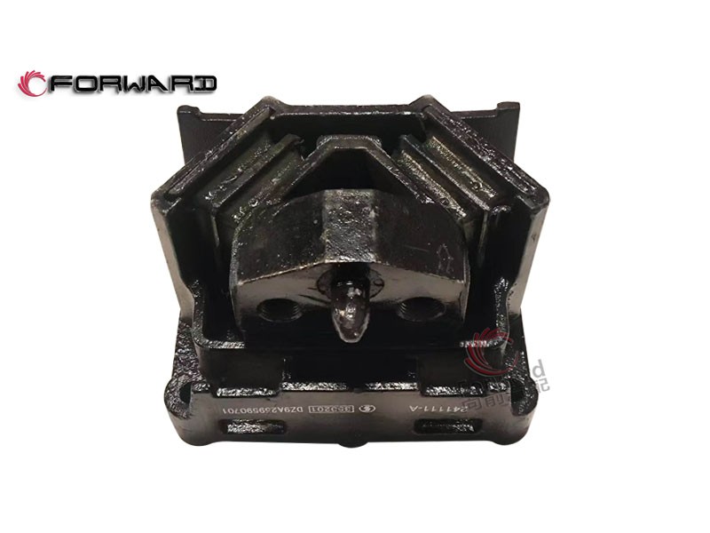 DZ9A259590701 发动机前减振垫,Front vibration damping pad,济南向前汽车配件有限公司