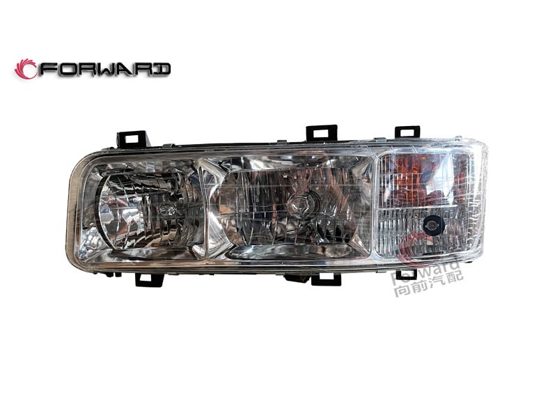 WG9125720001 左前照灯总成,Left headlamp assembly,济南向前汽车配件有限公司