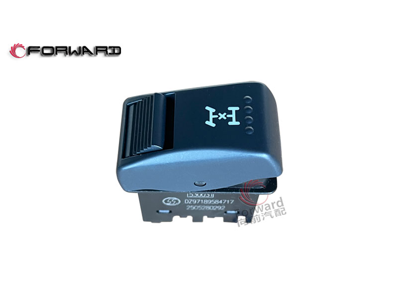 SHACMAN X3000 车身驾驶室电器系统  DZ97189584717 轴间差速锁开关