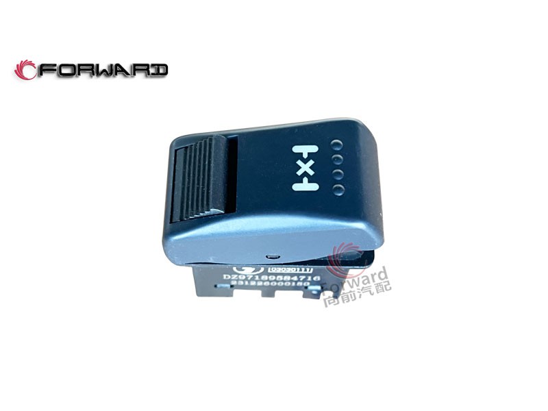 SHACMAN X3000 车身驾驶室电器系统 DZ97189584716 轮间差速锁开关