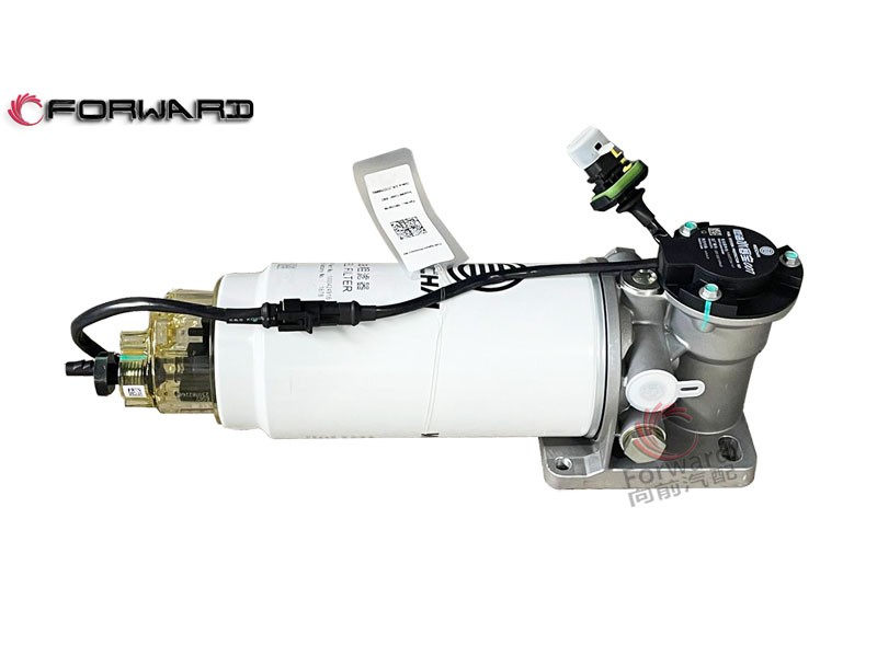 DZ61129010018  双线制燃油水寒宝总成,Fuel water cooler assembly,济南向前汽车配件有限公司