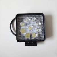 現貨供應重卡重汽大燈配件 LED工作燈行駛燈3英寸小方燈9珠薄款方燈