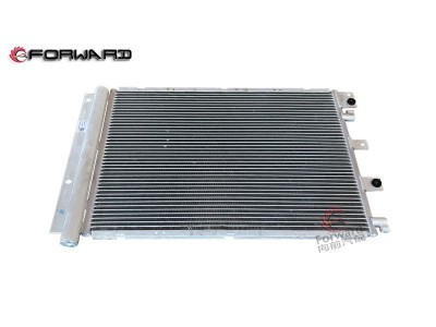 DZ13241824370 过冷式冷凝器总成（集成干燥罐）,Subcooled condenser assembly (integrated drying tank),济南向前汽车配件有限公司