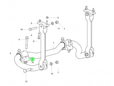 WG9925682122 后稳定杆轴承盖,Rear stabilizer bar bearing cover,济南向前汽车配件有限公司