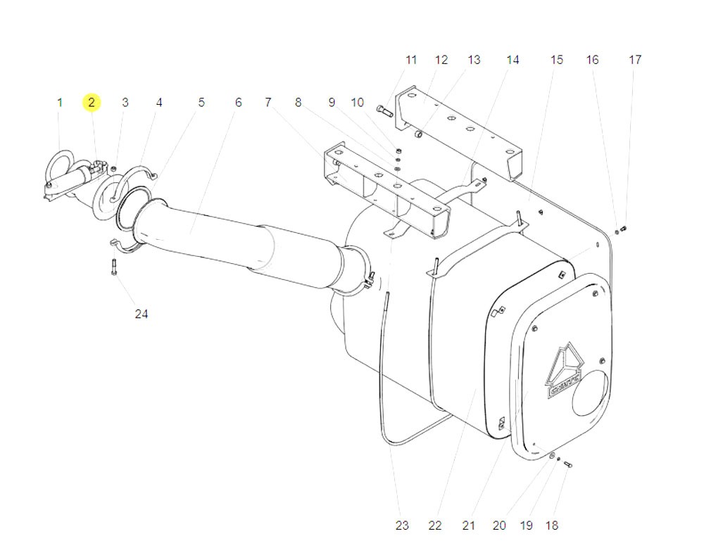 WG9725540191  铸铁排气管,Cast iron exhaust pipe,济南向前汽车配件有限公司