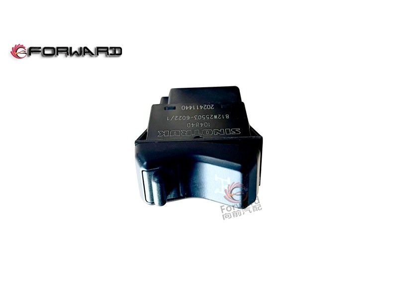 SINOTRUK HOWO T5G 车身驾驶室电器系统 812W25503-6022  取力器开关/812W25503-6022  取力器开关