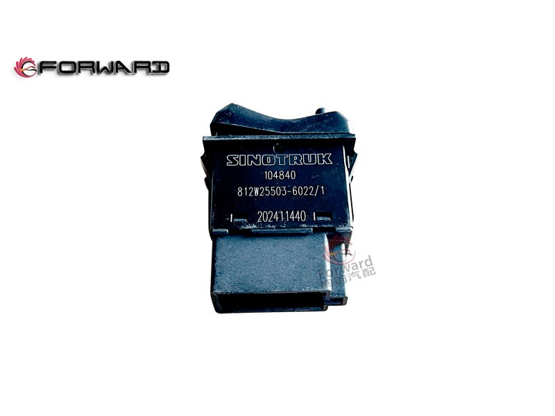 SINOTRUK HOWO T5G 车身驾驶室电器系统 812W25503-6022  取力器开关/812W25503-6022  取力器开关
