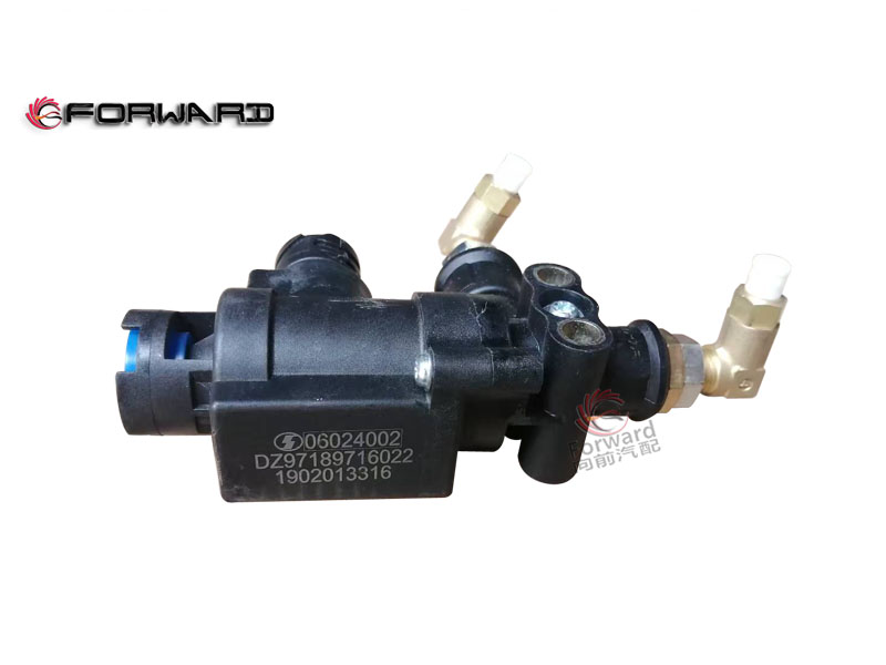DZ97189716022 电磁阀（常通型）,Solenoid valve (normally open type),济南向前汽车配件有限公司
