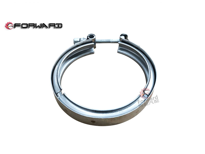 SHACMAN H3000 X6000 动力排气系统 DZ9X259544001 V型卡箍Φ150