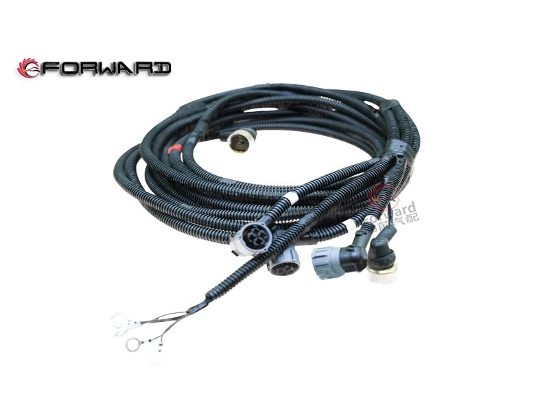 SHACMAN ZQC1600 传动分动箱底盘线束系统 JZ91199770049  分动器底盘电线束