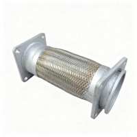 重卡配件 解放JH6双层排气波纹管消声消音处理器进气软连接管1203040-1086