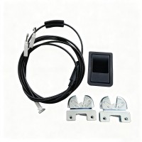 厂家源头直供 陕汽德龙 新款F3000 面板锁总成 前面板锁 面罩锁 引擎盖锁总成