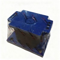 重汽配件 重型汽车秦燕橡胶支座 豪沃(HOWO)后钢板橡胶支座