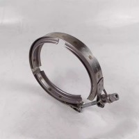 德龙V型卡箍Φ150国六排气管卡子Φ115Φ132卡箍