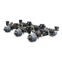 厂家供应重卡挂车车桥 挂车通用车桥 1840车桥 25吨车桥 挂车车轴 挂车后轴