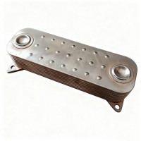 潍柴欧二 WD615 WP10发动机配件 机油冷却器芯61500010334散热器芯